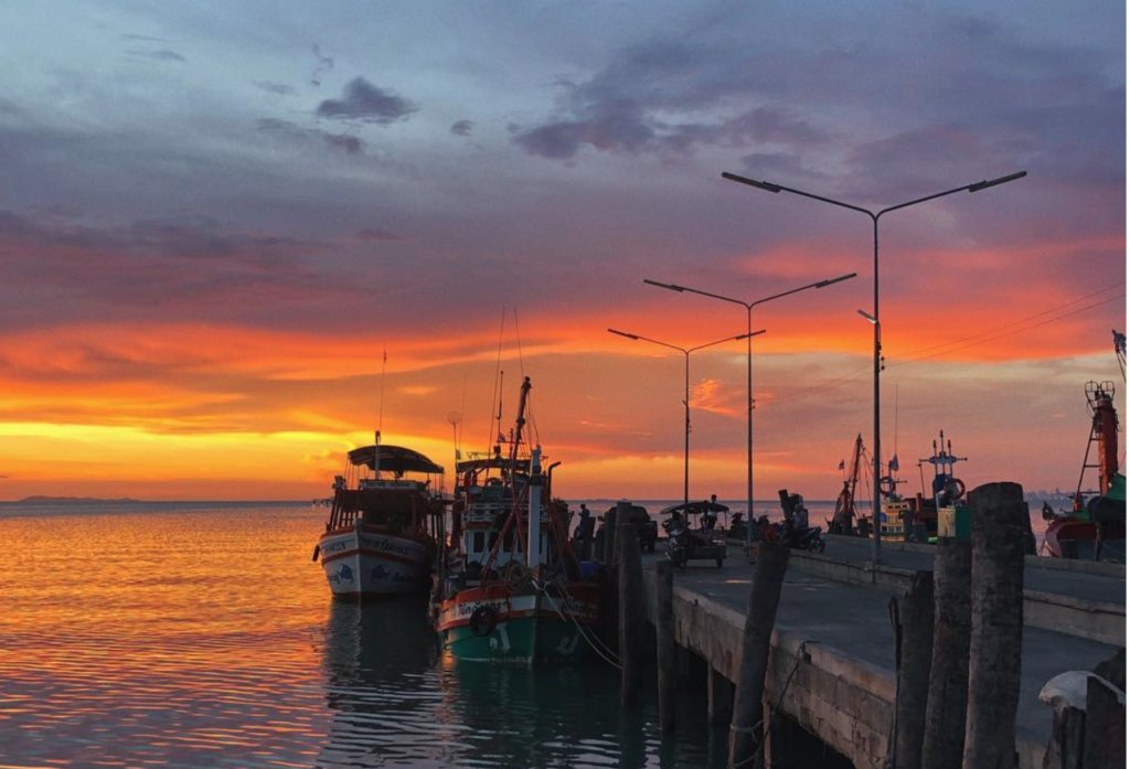 Great sunsets at Bangsaray Resort